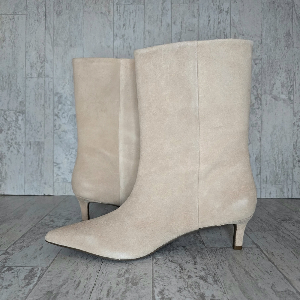 Seychelles Beige Suede Ankle Booties - Picture 10 of 10